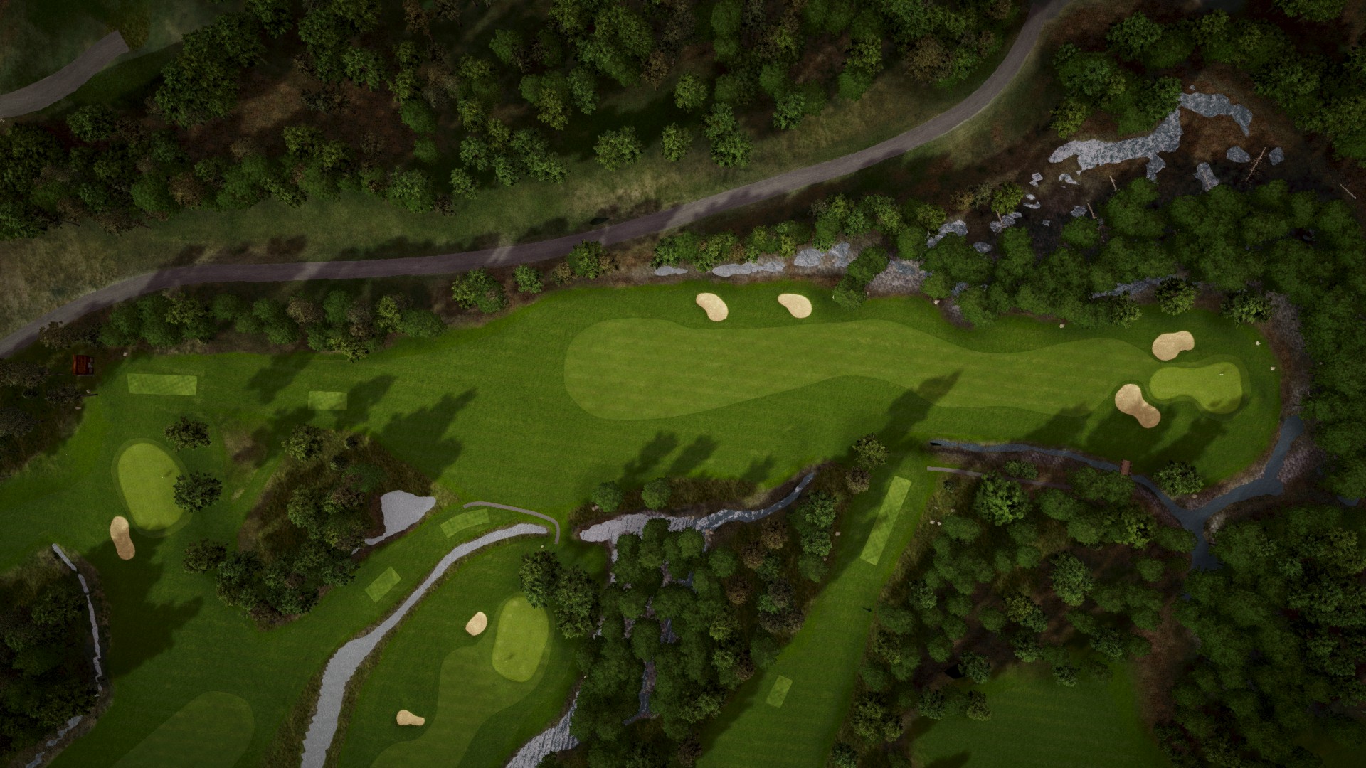 Hole 6 at Tranås Golfklubb