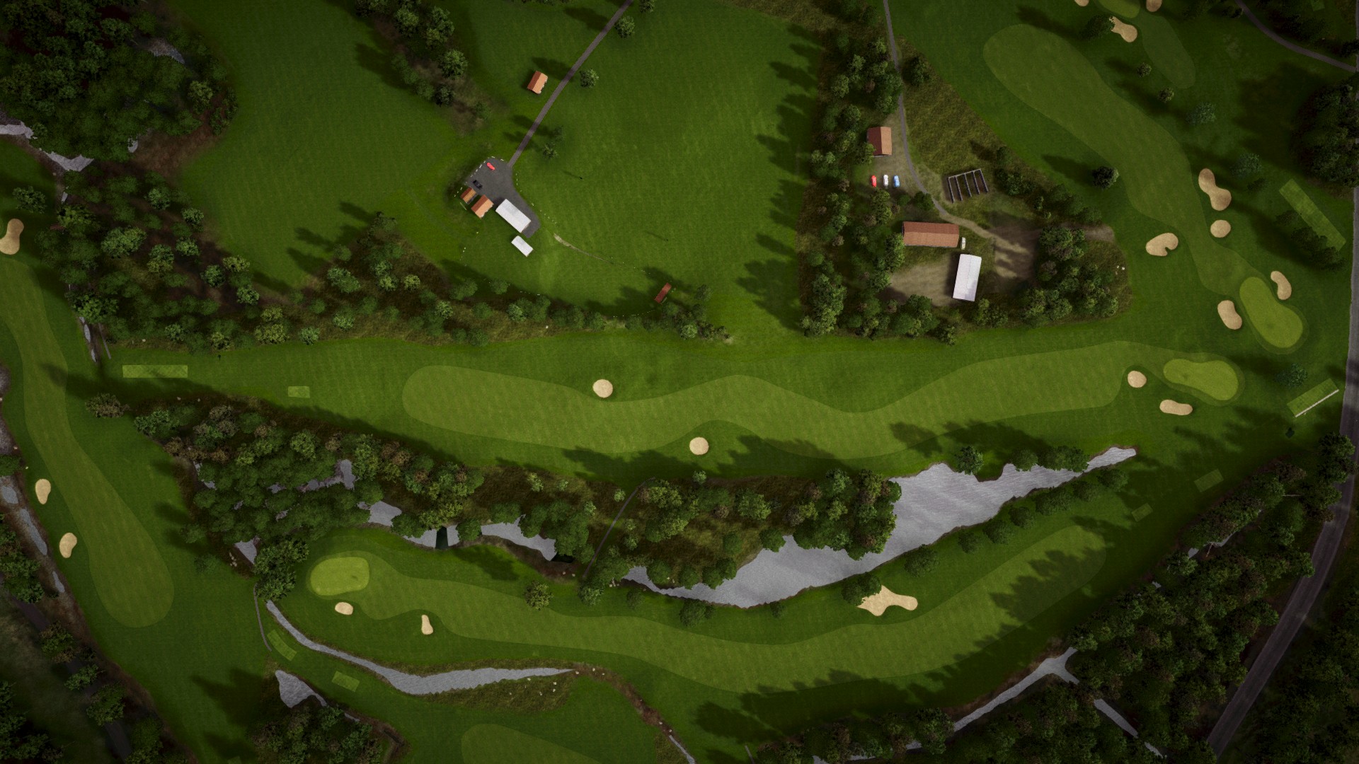 Hole 7 at Tranås Golfklubb