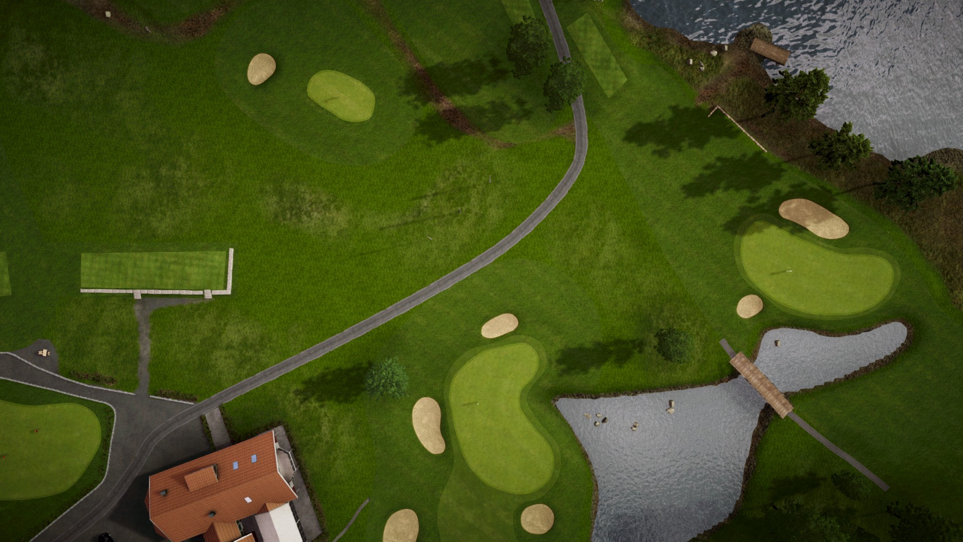 Hole 10 at Tranås Golfklubb