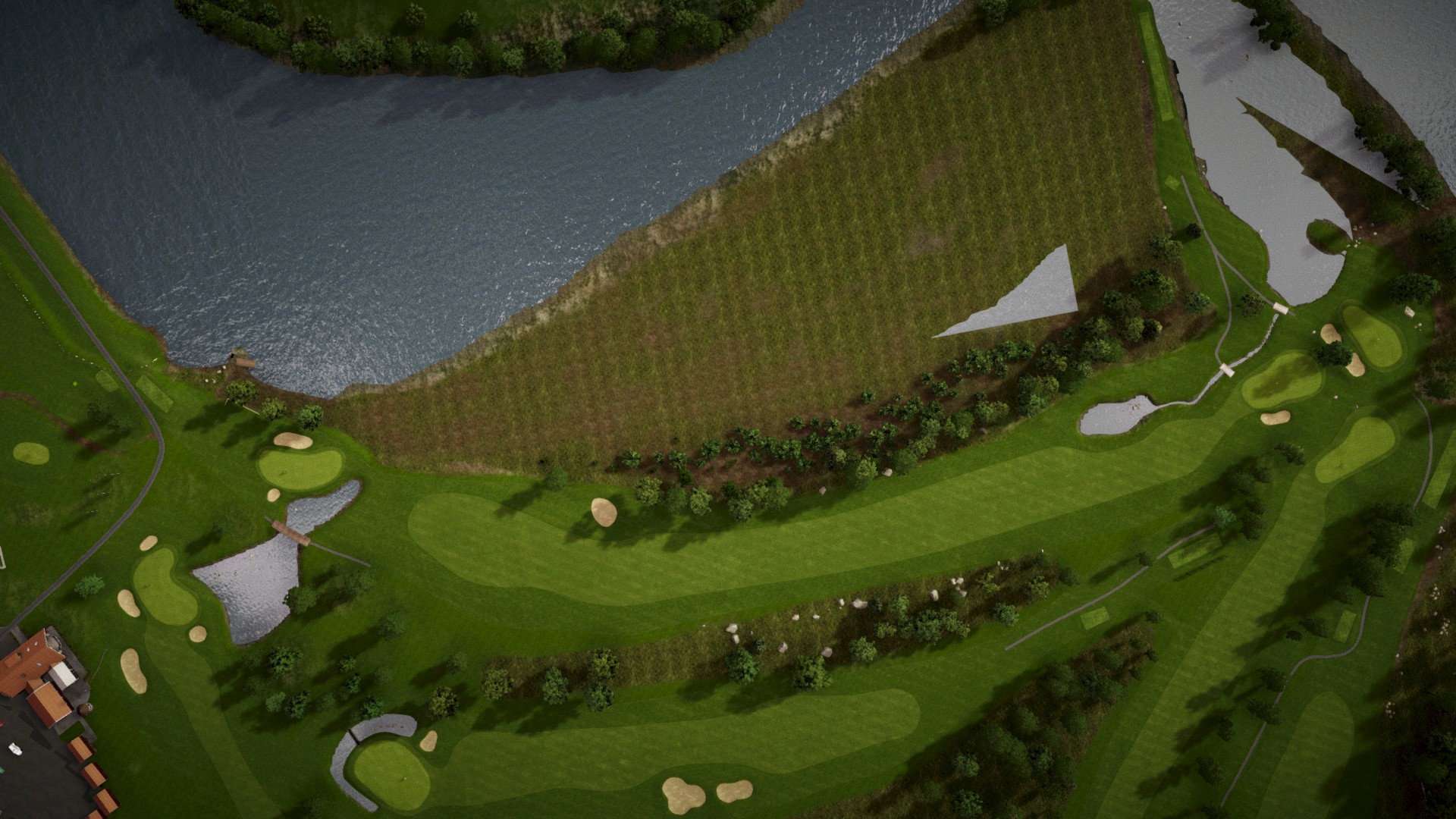 Hole 11 at Tranås Golfklubb
