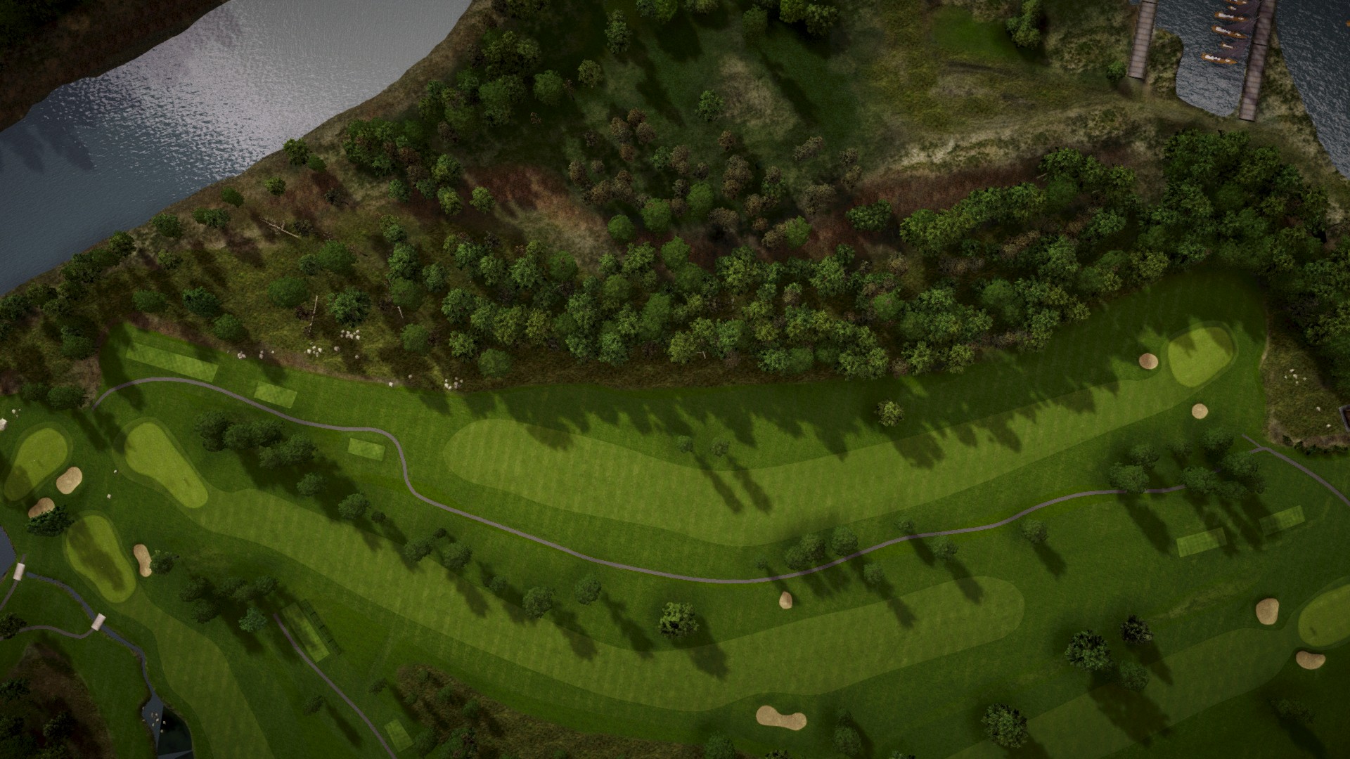 Hole 13 at Tranås Golfklubb