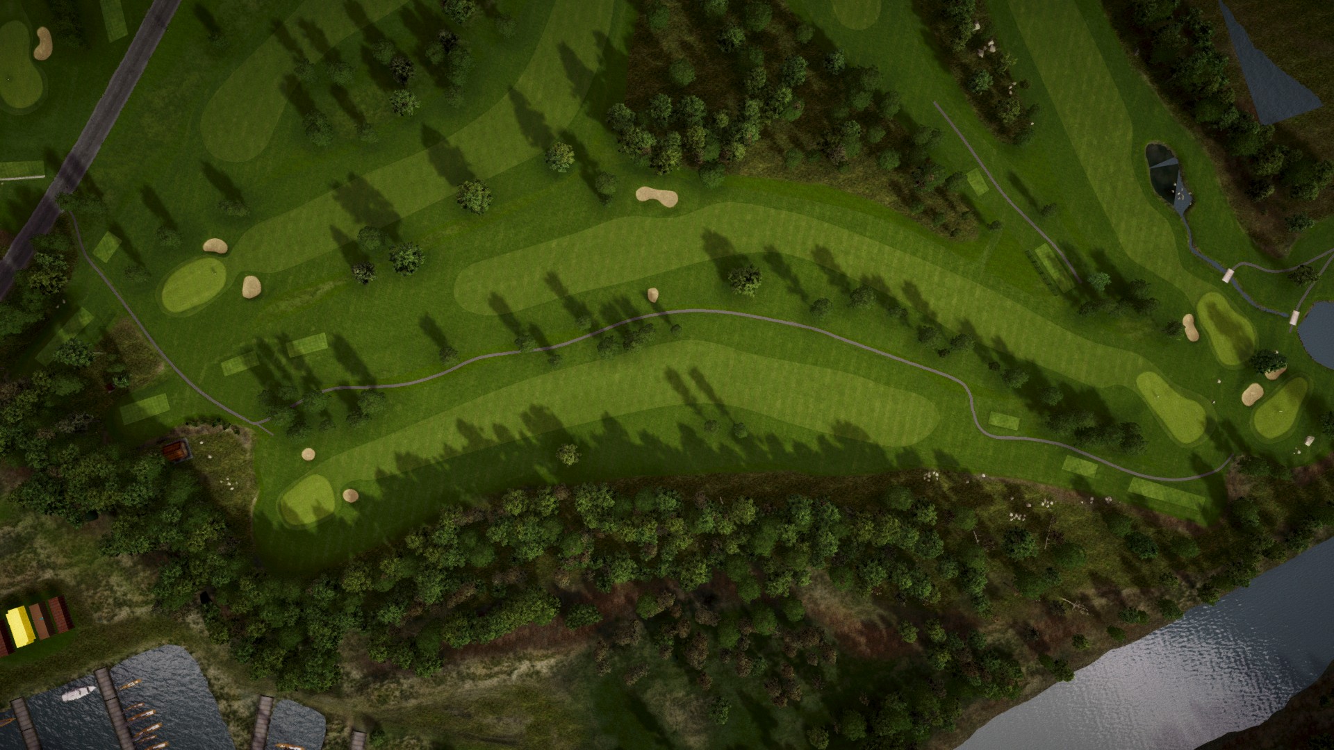 Hole 14 at Tranås Golfklubb