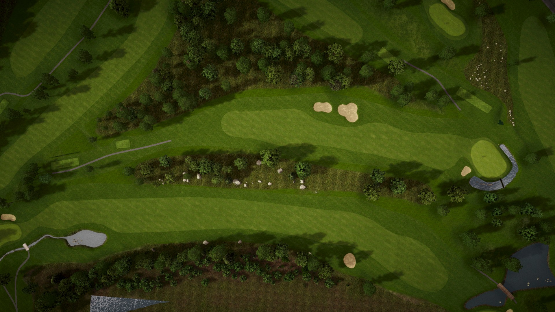 Hole 15 at Tranås Golfklubb