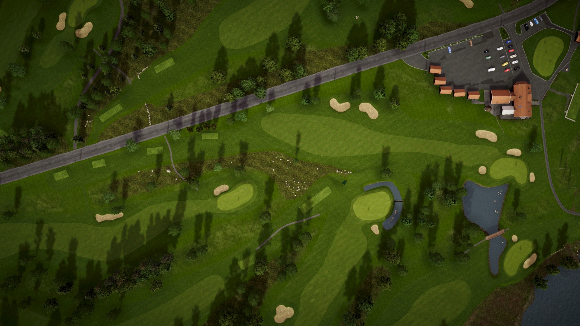 Hole 18 at Tranås Golfklubb