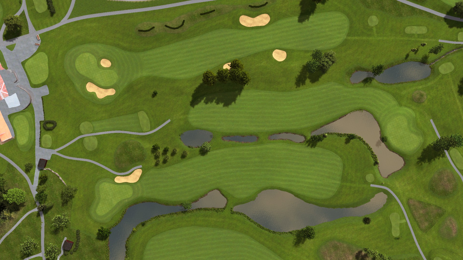 Hole 1 at Troxhammar Golfklubb
