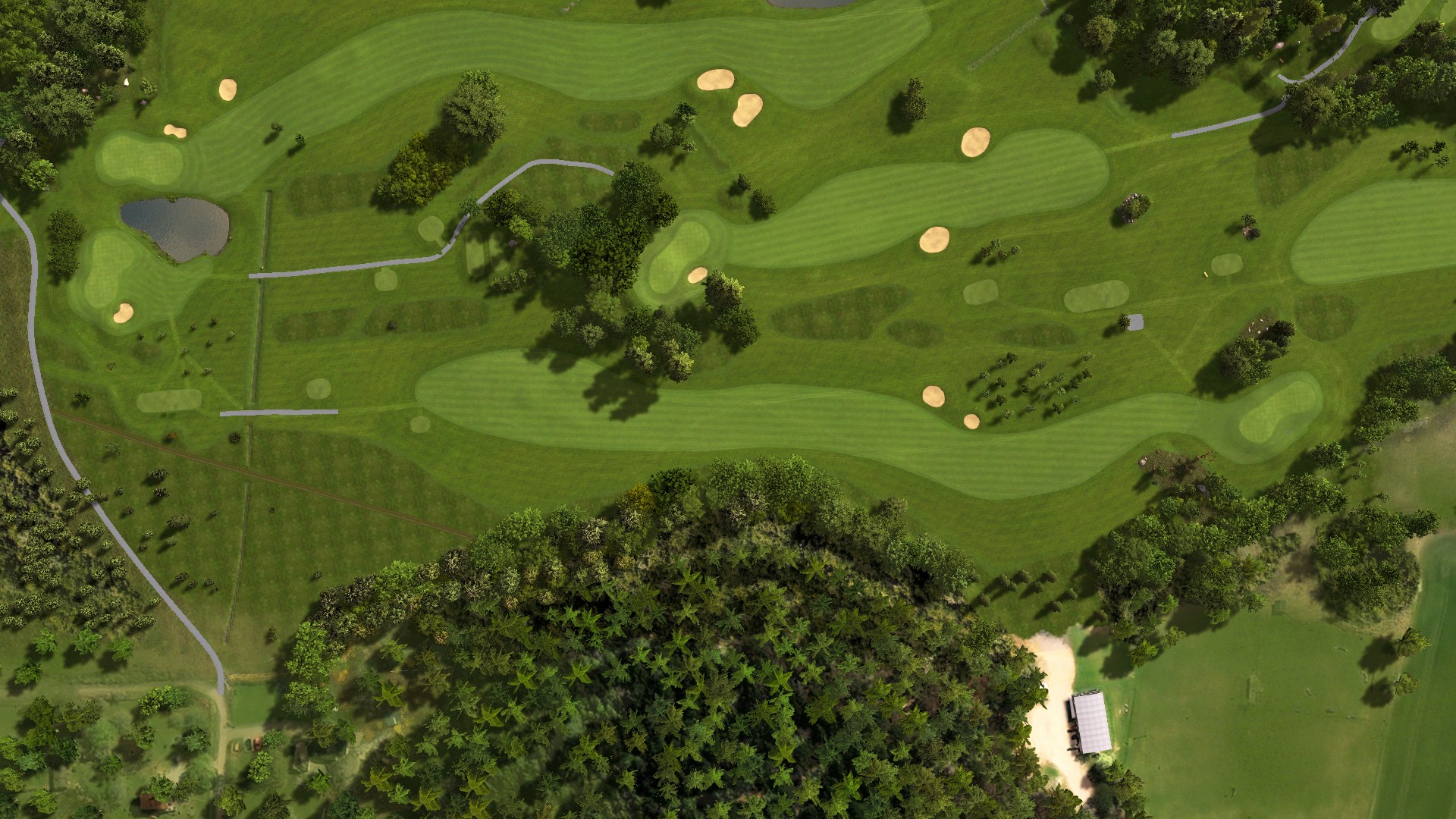 Hole 5 at Troxhammar Golfklubb
