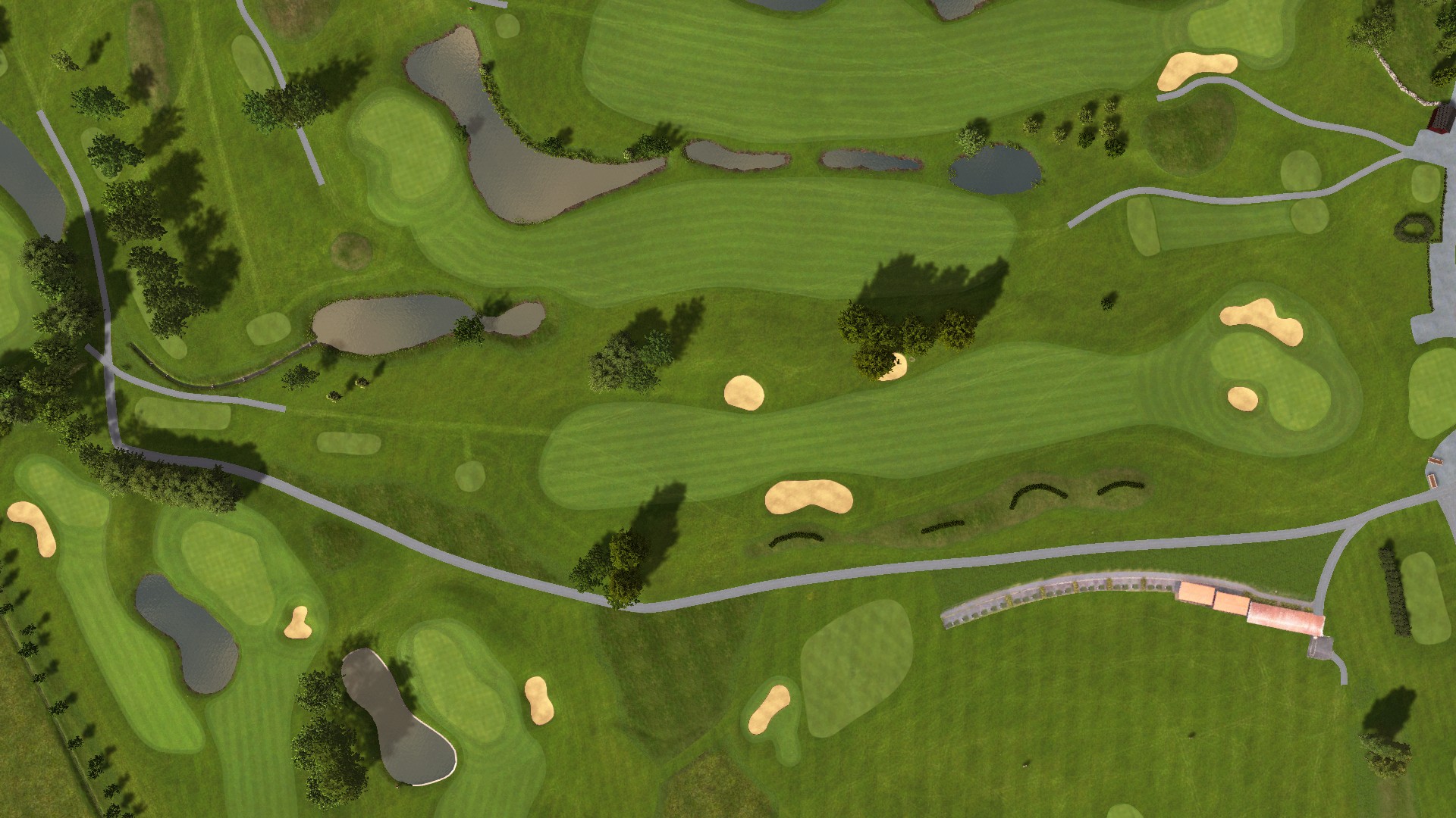 Hole 9 at Troxhammar Golfklubb