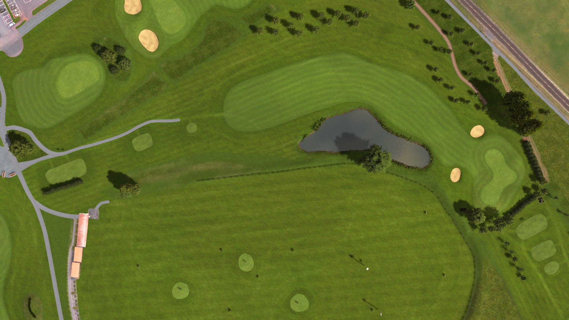 Hole 10 at Troxhammar Golfklubb