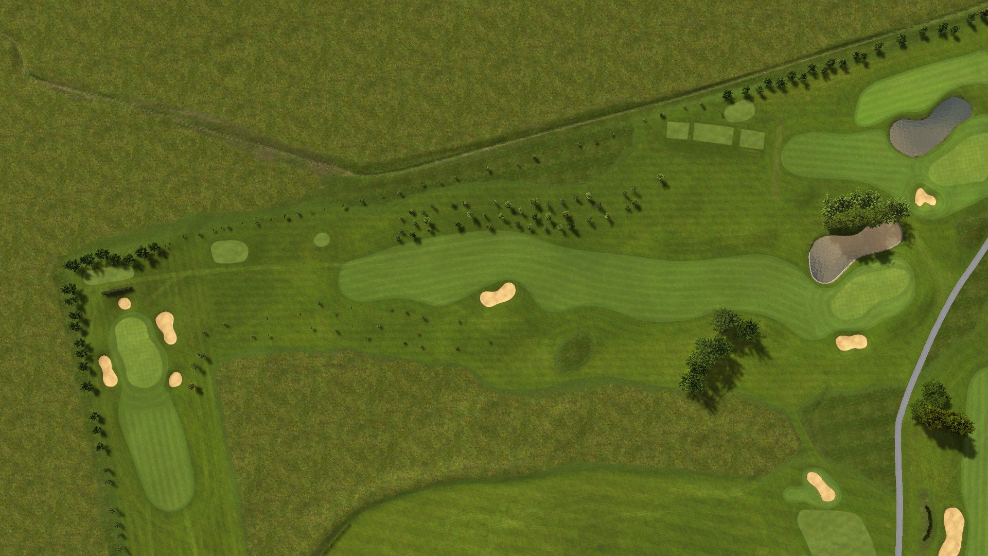 Hole 12 at Troxhammar Golfklubb