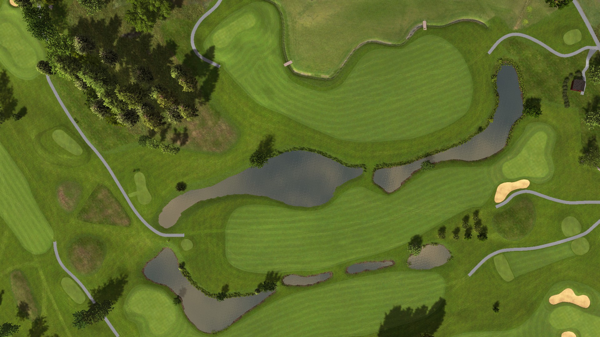Hole 18 at Troxhammar Golfklubb