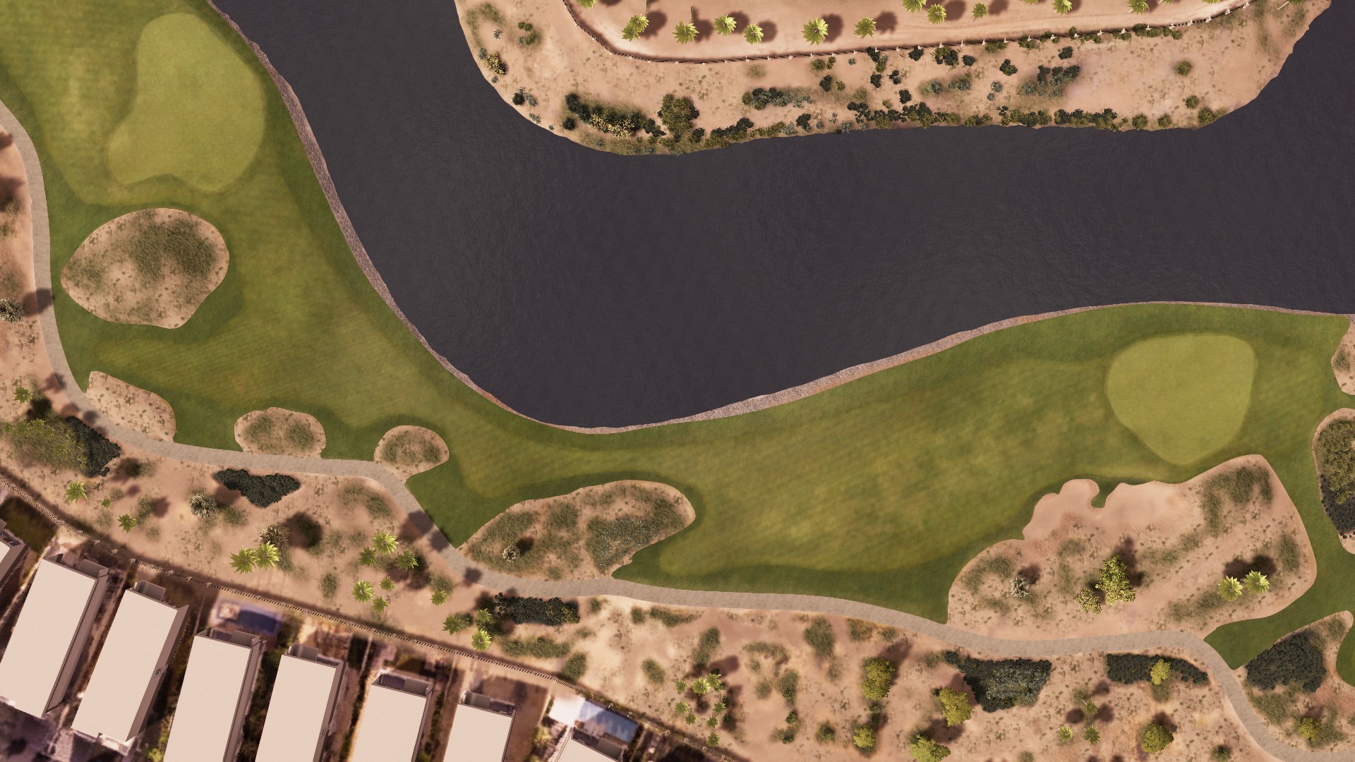 Hole 3 at Trump International Dubai