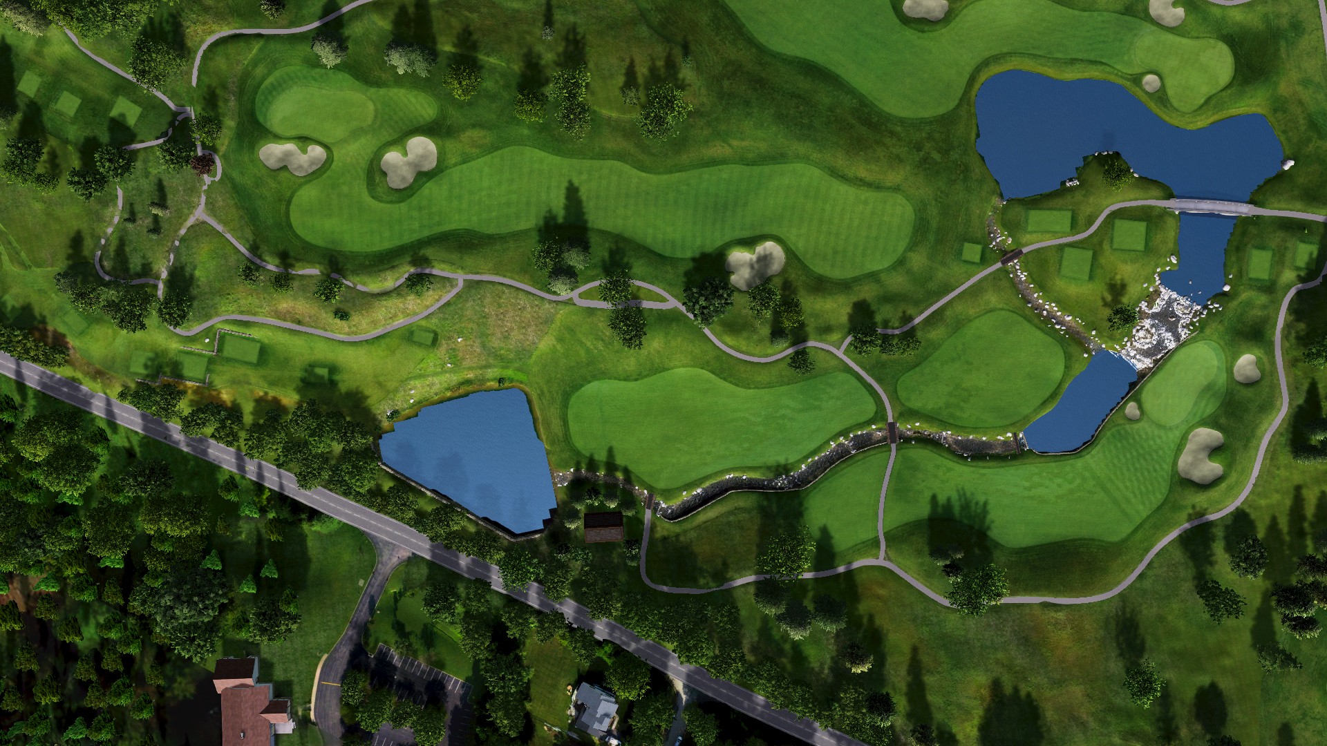Hole 9 at Union League Liberty Hill