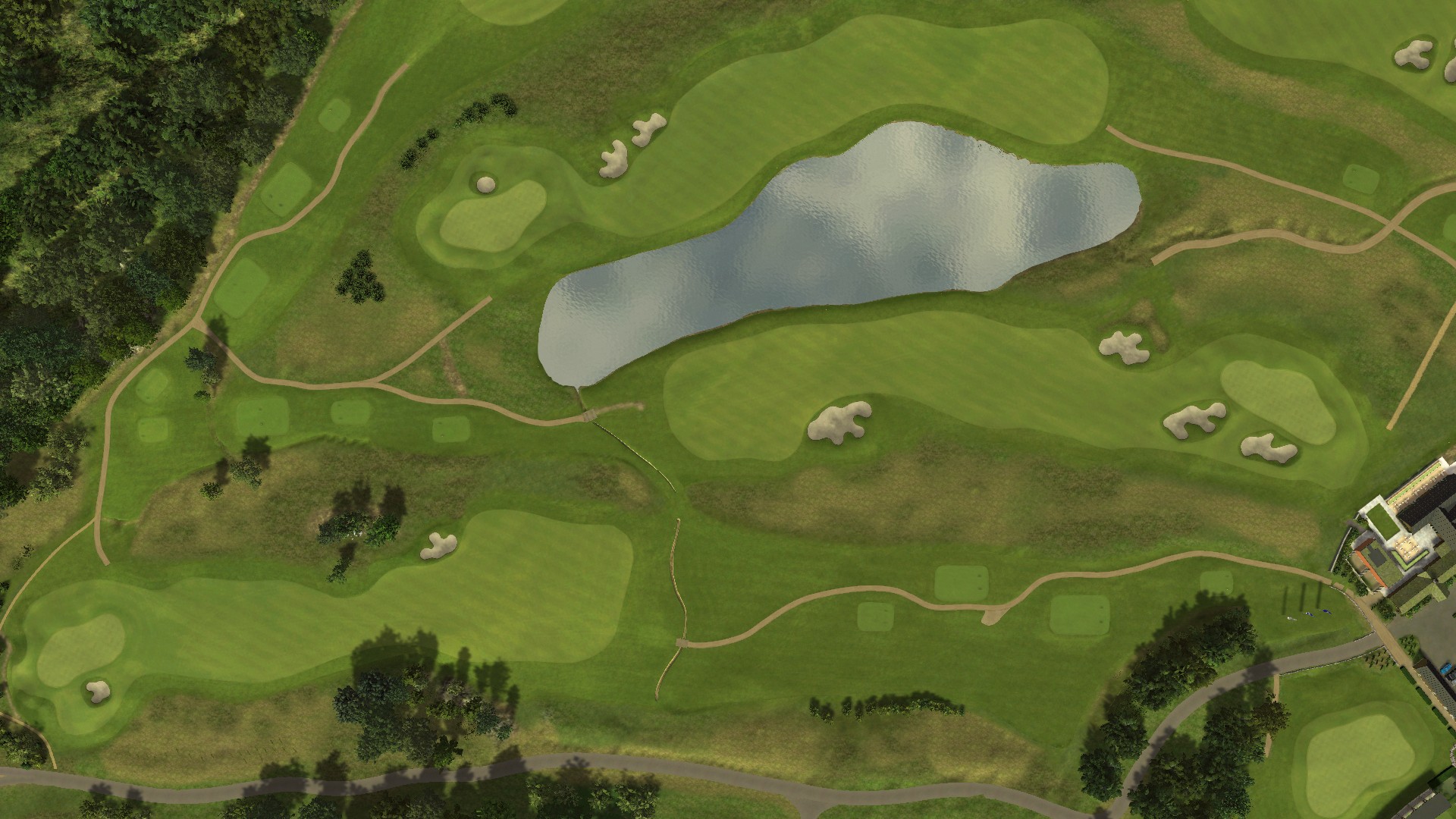 Hole 18 at Vallda Golf & Country Club