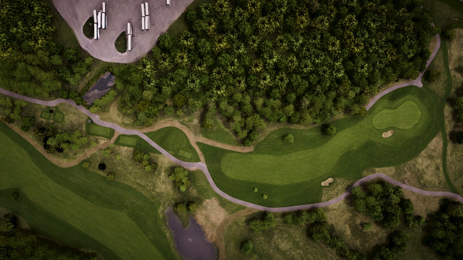 Hole 1 at Varbergs GK