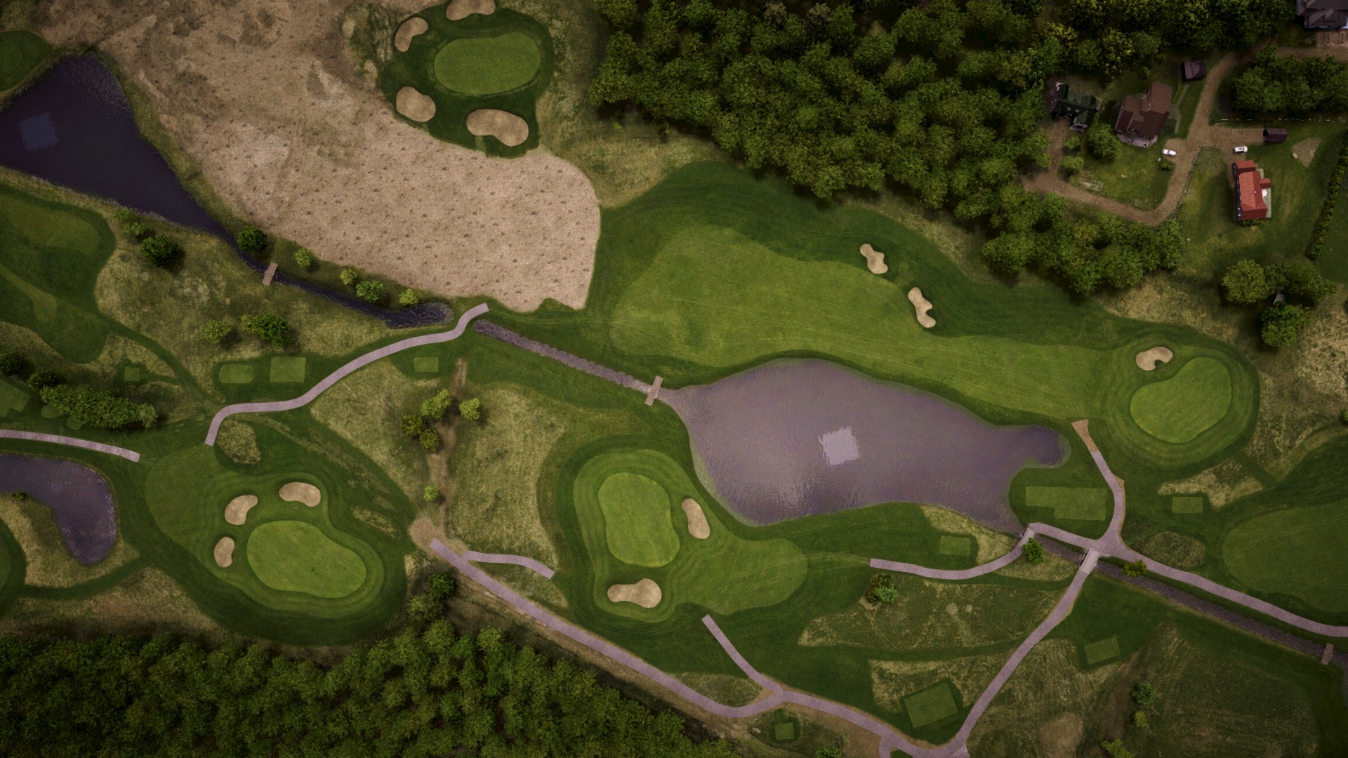 Hole 9 at Varbergs GK