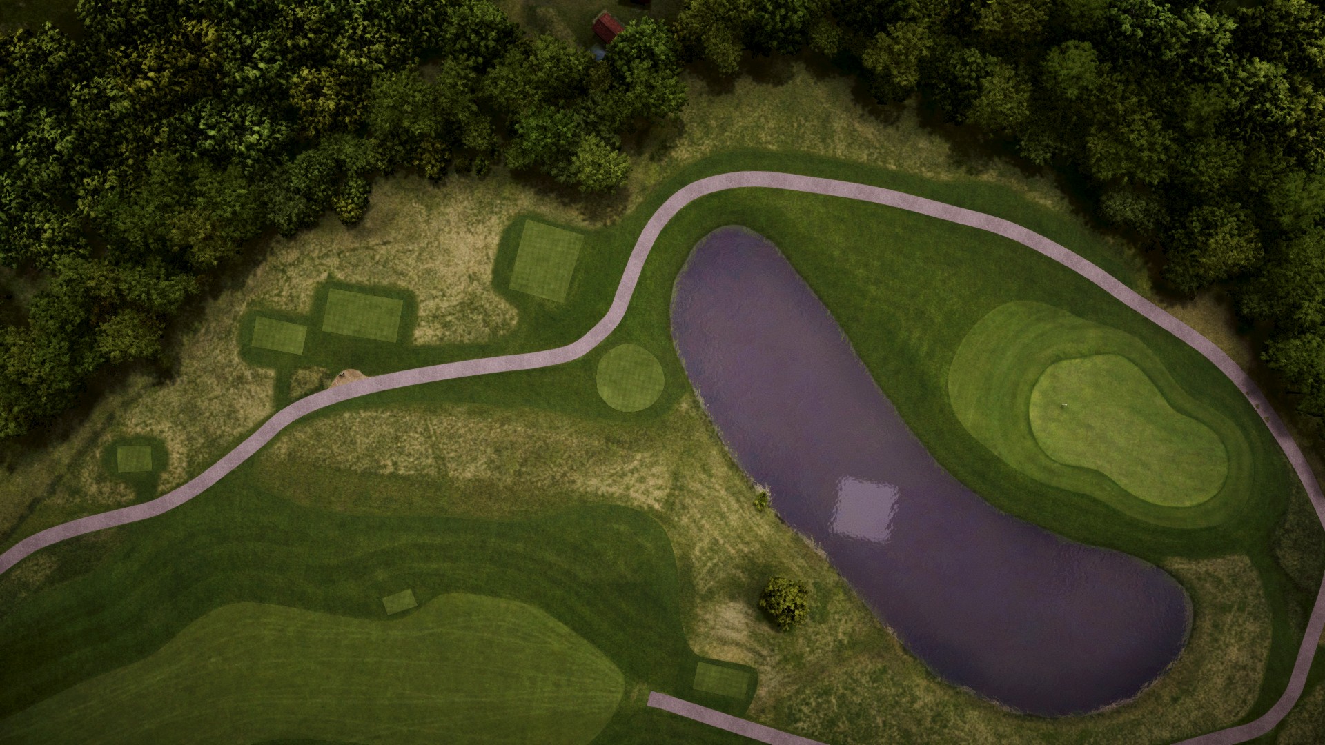 Hole 14 at Varbergs GK