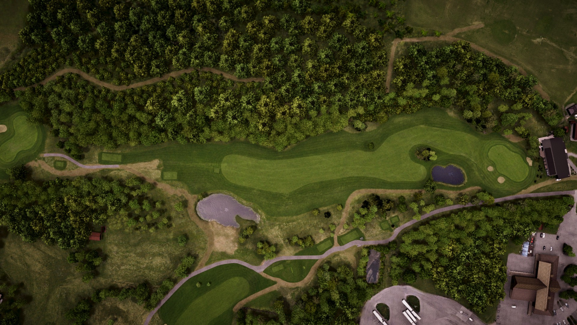 Hole 18 at Varbergs GK