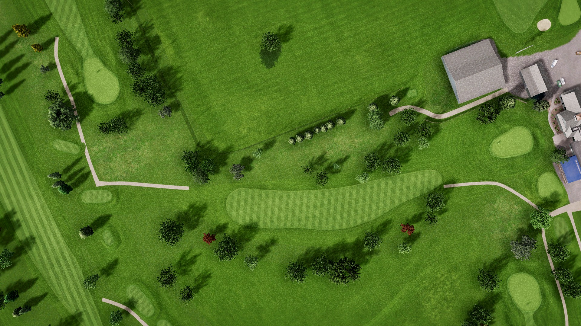 Hole 9 at Webster Golf Club