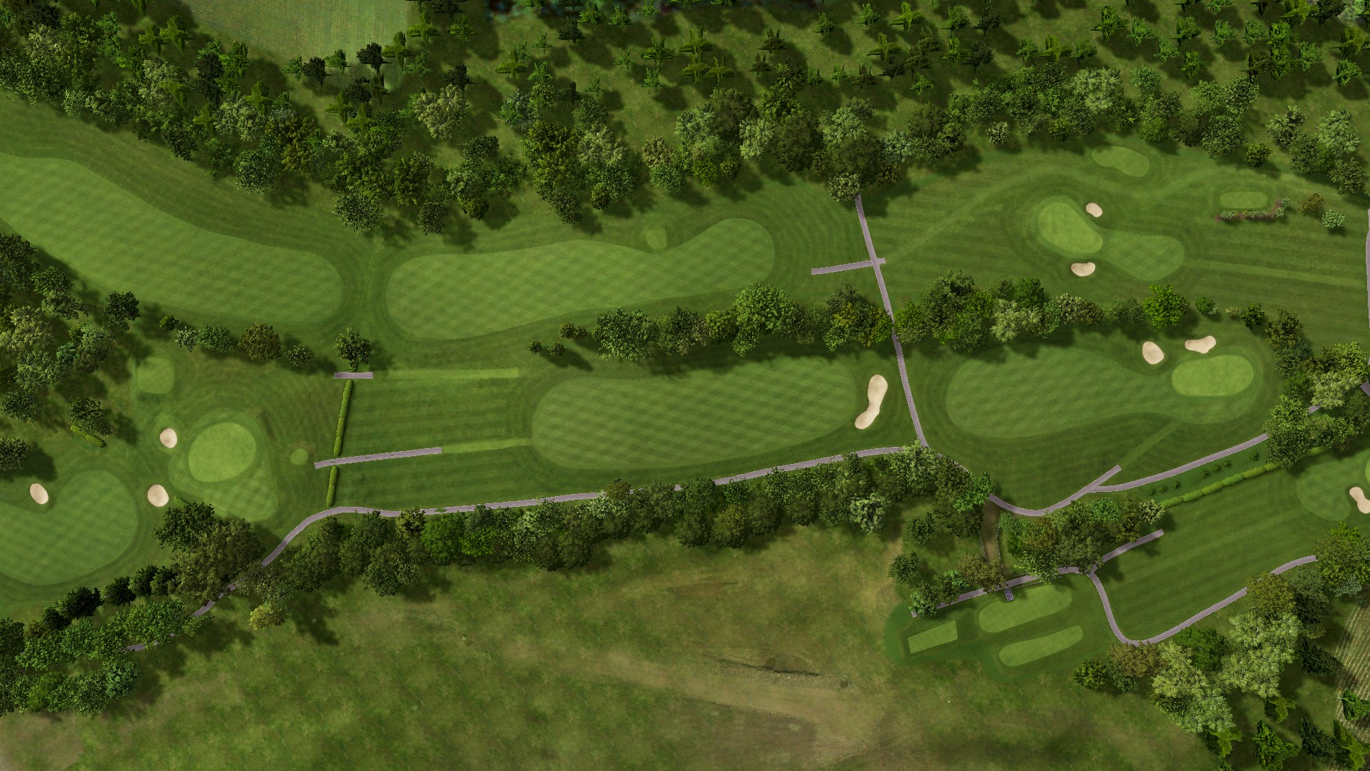 Hole 2 at West Essex Golf Club