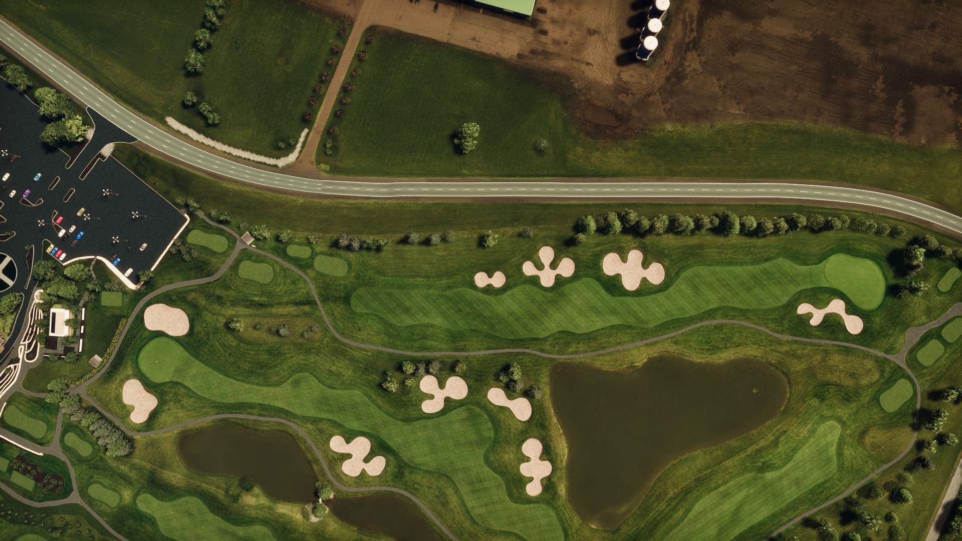 Hole 1 at Whistle Bear Golf Club