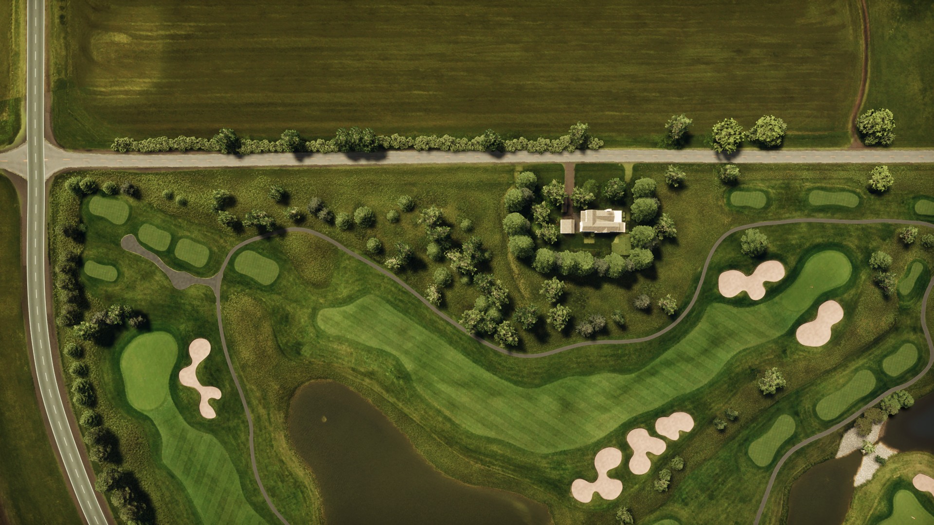 Hole 2 at Whistle Bear Golf Club