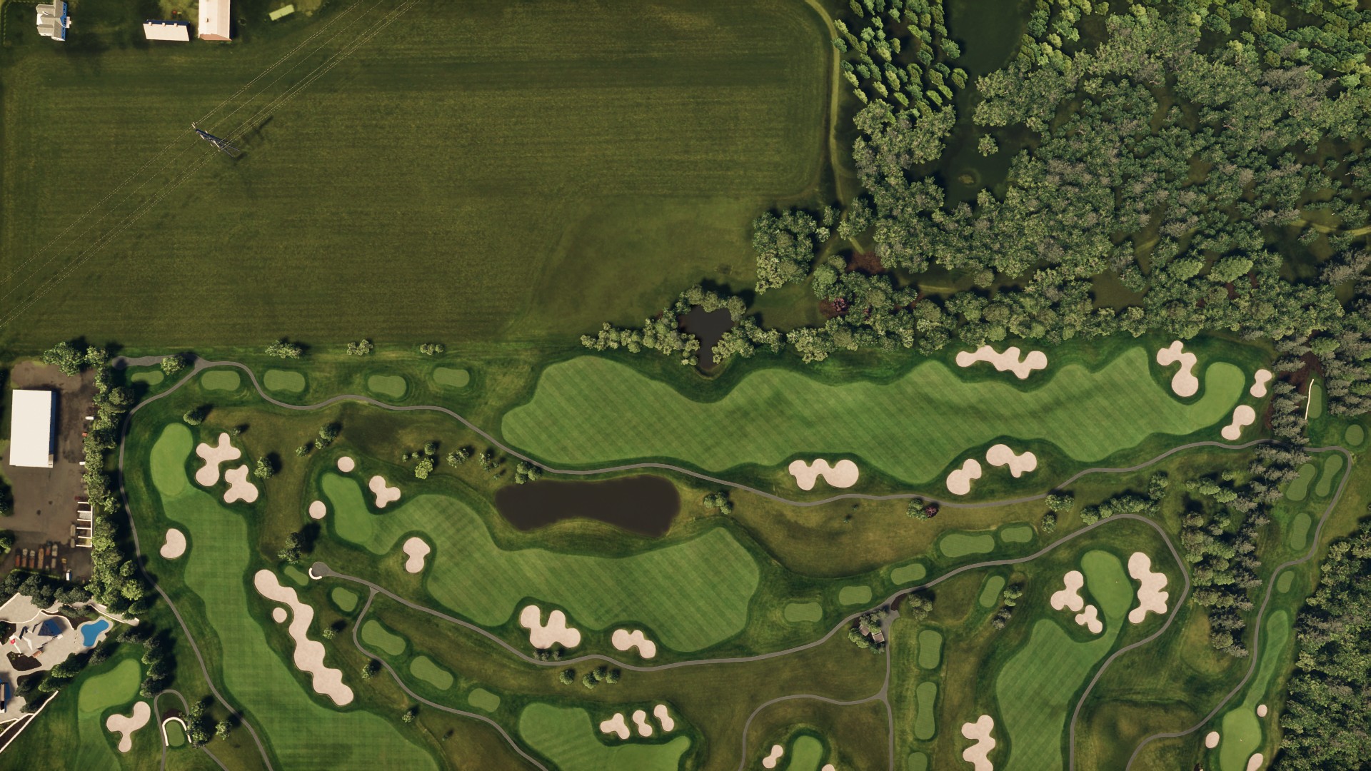 Hole 16 at Whistle Bear Golf Club