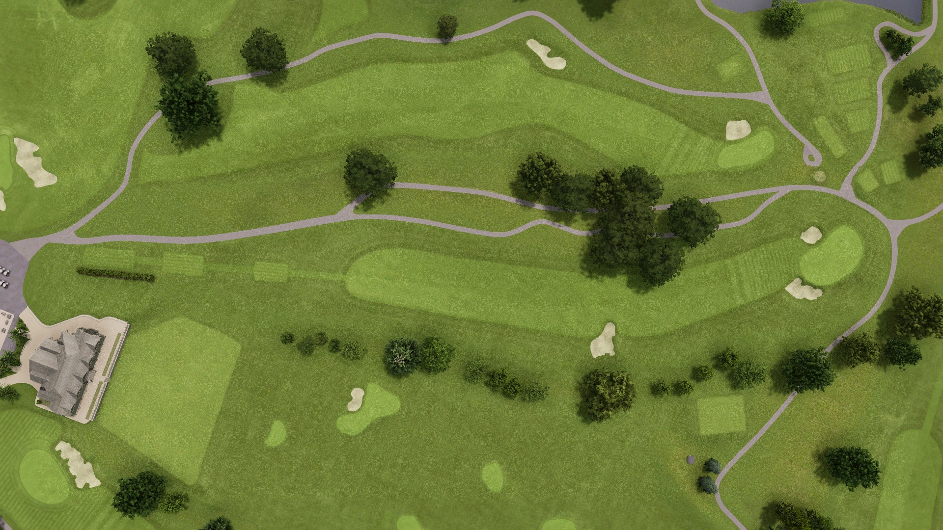 Hole 1 at Woodmont Country Club