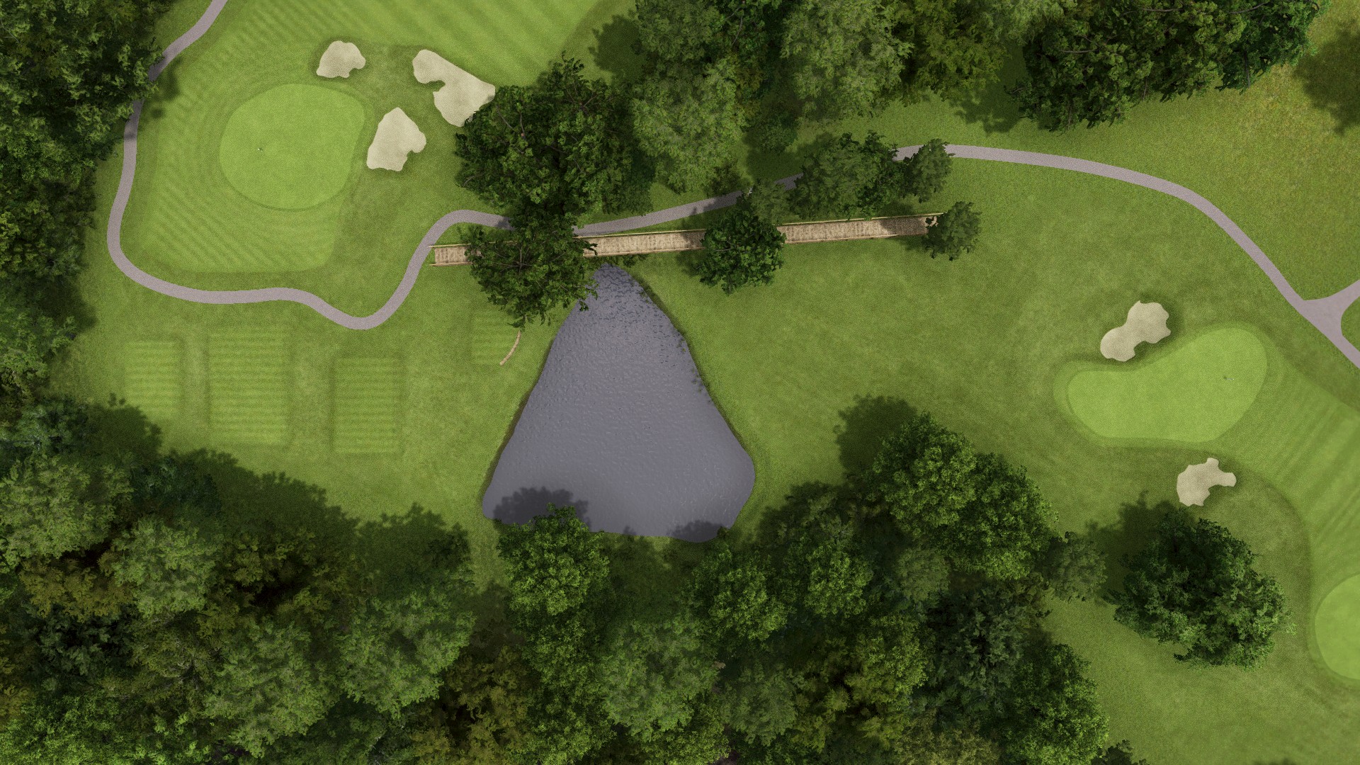 Hole 16 at Woodmont Country Club