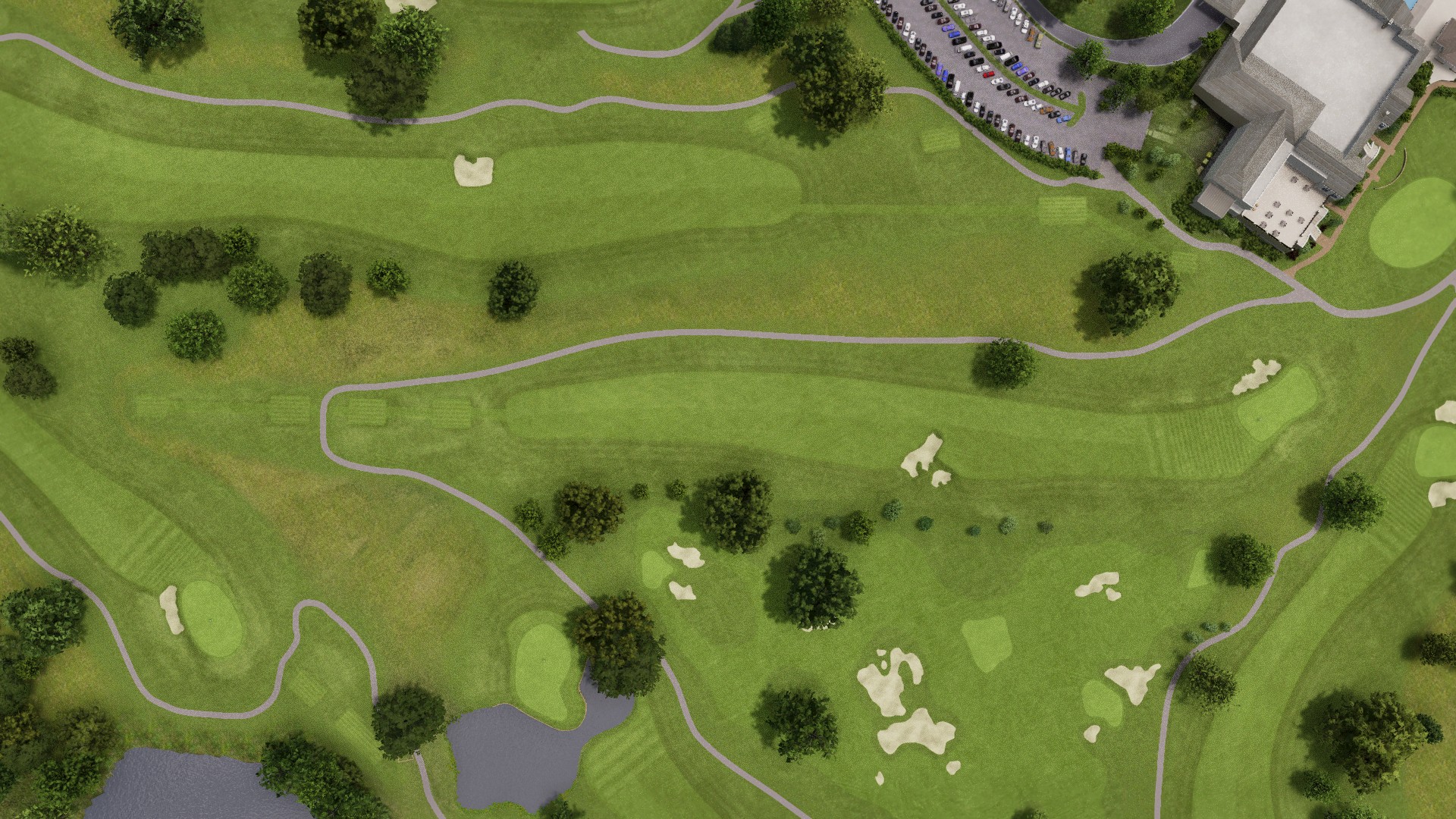 Hole 18 at Woodmont Country Club