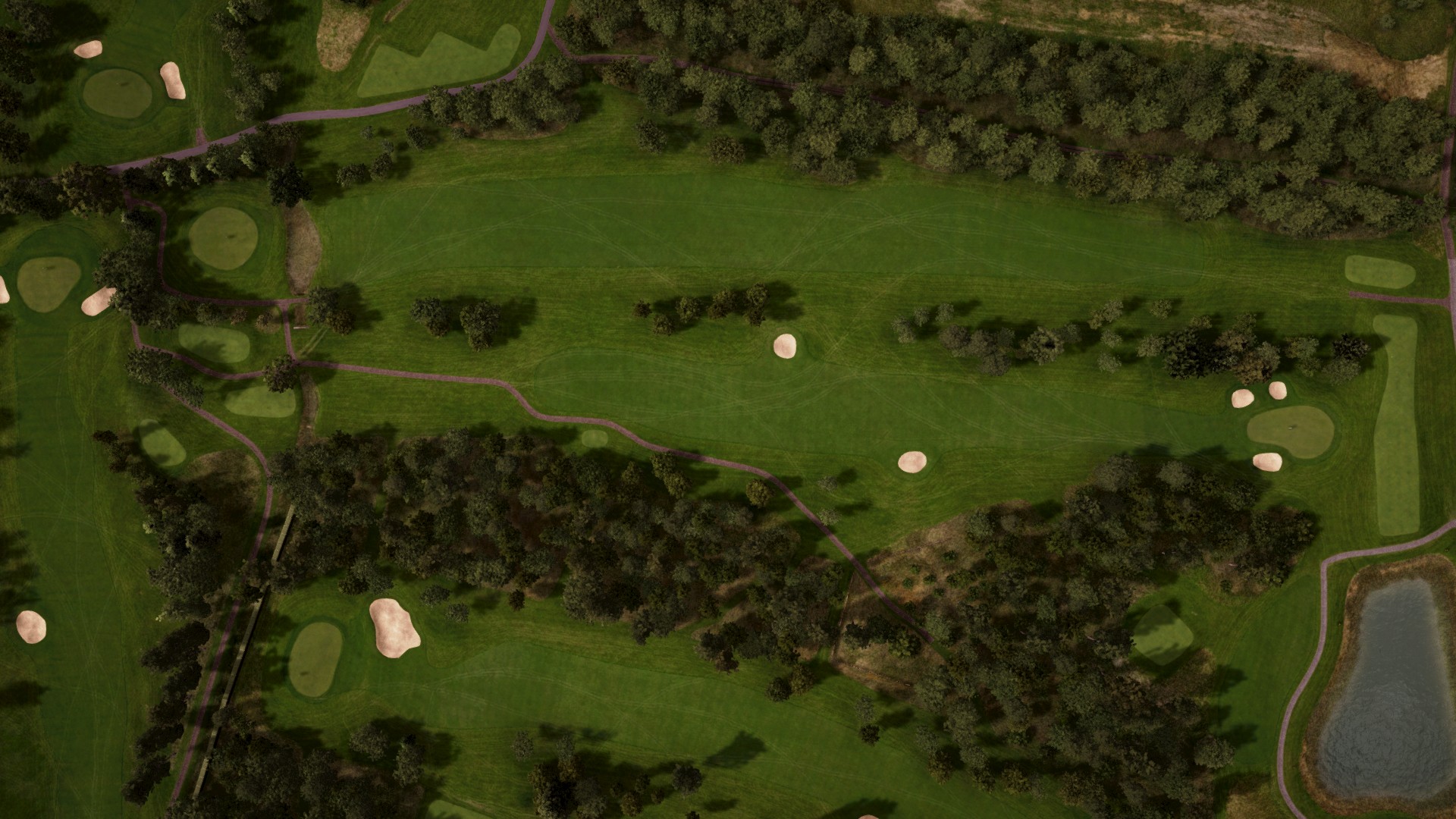 Hole 2 at Wychwood GC