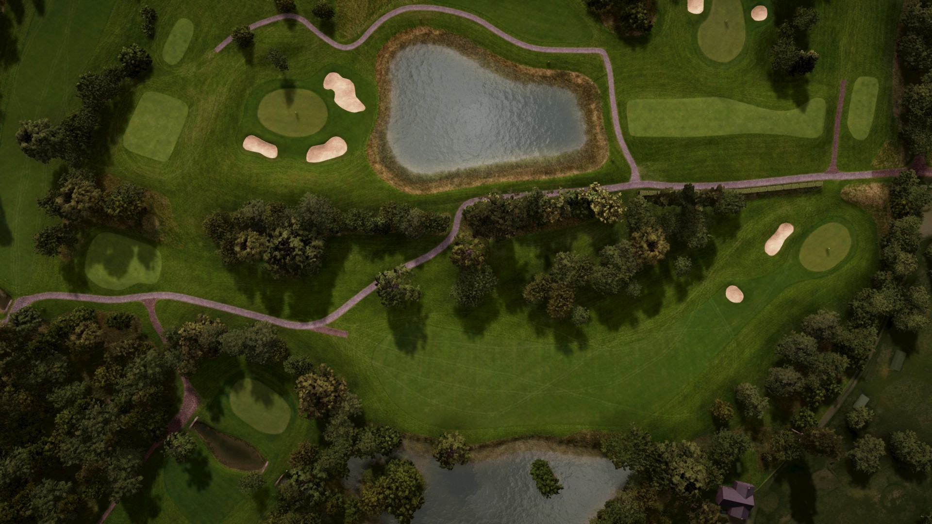 Hole 7 at Wychwood GC