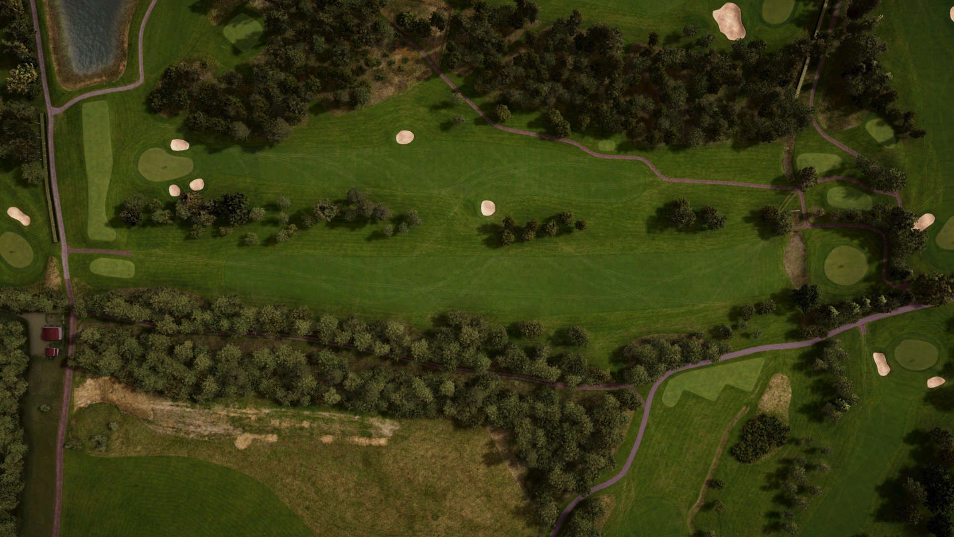Hole 8 at Wychwood GC