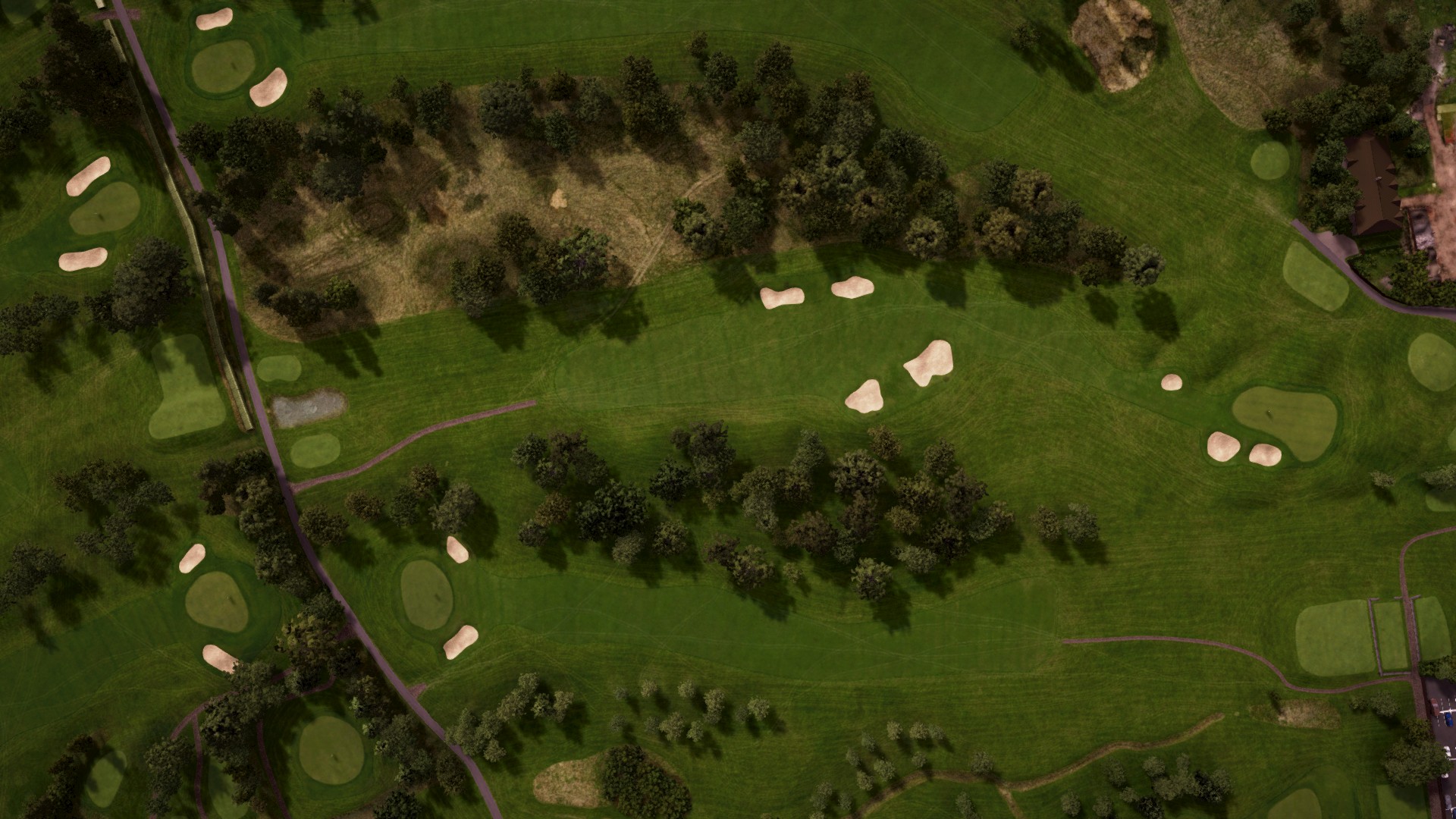 Hole 9 at Wychwood GC