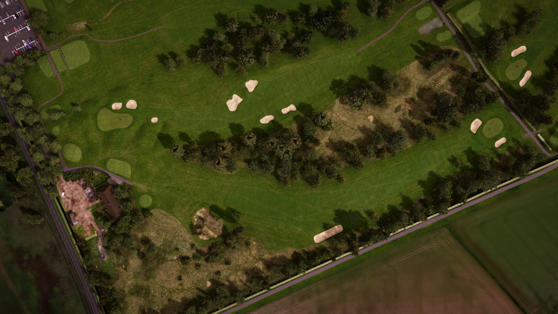 Hole 10 at Wychwood GC